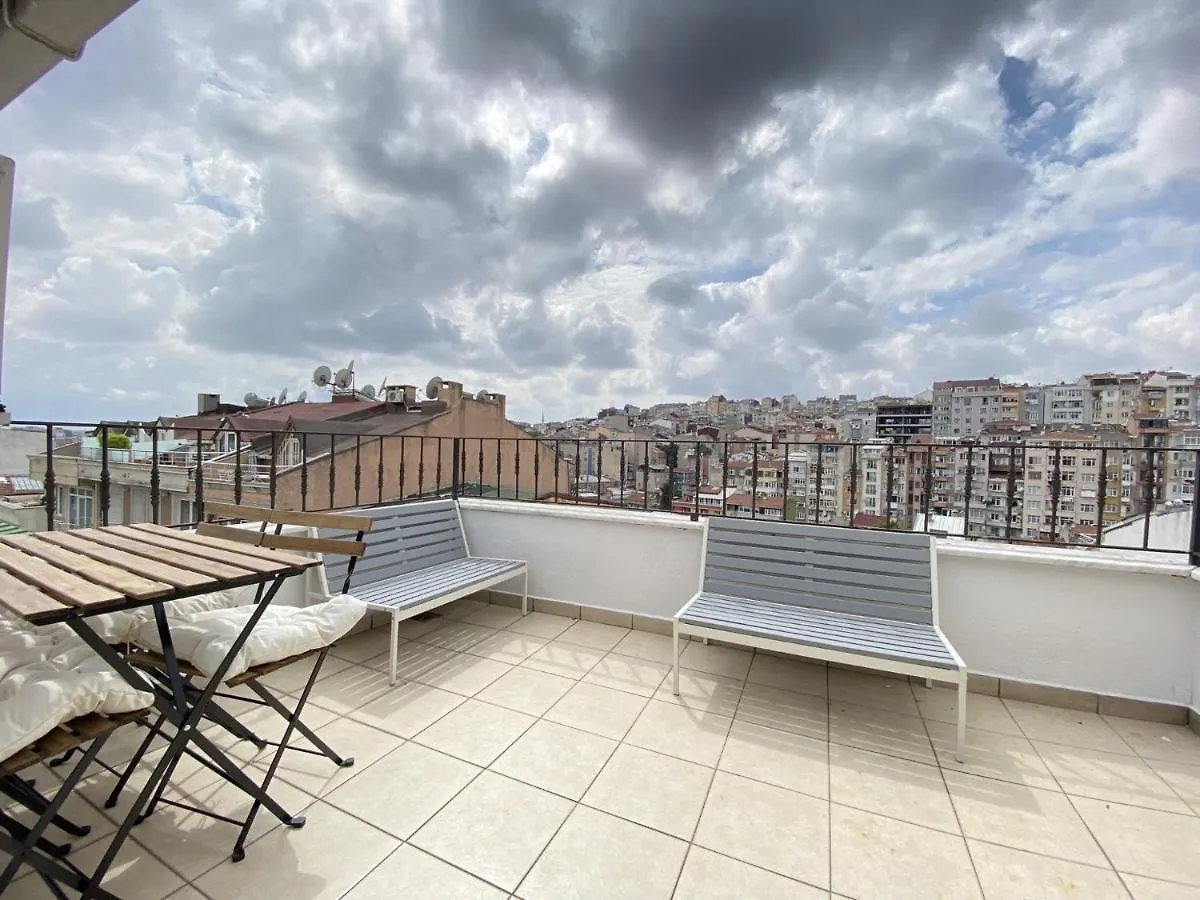 Apartment Flat W Terrace 10 Min To Citys Mall And Taksim Istanbul Turkey